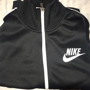 Black and white Nike jacket